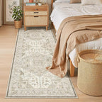 Madane Hallway Runner 3x8, Kitchen Rugs Washable Entryway Rug Vintage Kitchen - Image 4