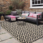 SAND MINE Waterproof Outdoor Rug 8x8 ft, Plastic Reversible Rug, Modern Area Rug - Image 7
