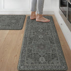 GENIMO Kitchen Mats for Floor 2PCs, Washable Anti Fatigue Mat for Cushioned by GENIMO