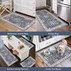 Kitchen Rug Sets 3 Piece Non Skid – Washable Small Kitchen Rugs and Runner Set - Image 4