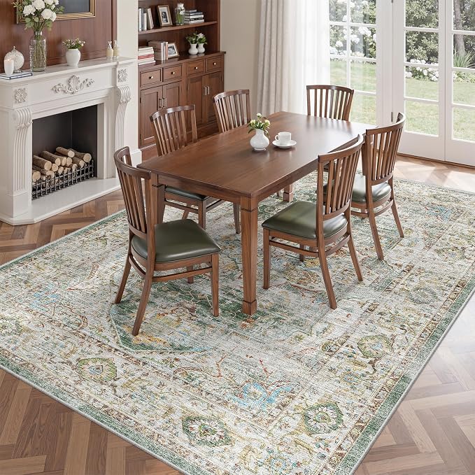 befbee 5x7 Area Rugs for Living Room, Stain Resistant Washable Rug, Non-Slip - Image 7