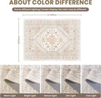 zesthome 9x12 Area Rugs for Living Room, Non-Slip Backing Washable Rugs - Image 2