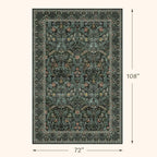 Washable Rugs for Living Room Dining Room 6x9 Stain Resistant - Image 2