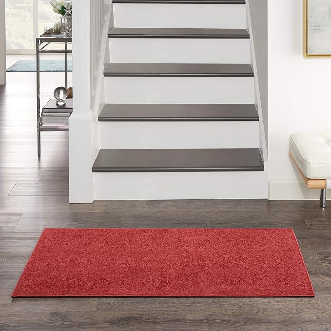 Nourison Home Nourison Essentials Brick Red 2' x 4' Area Rug by NourisonHome