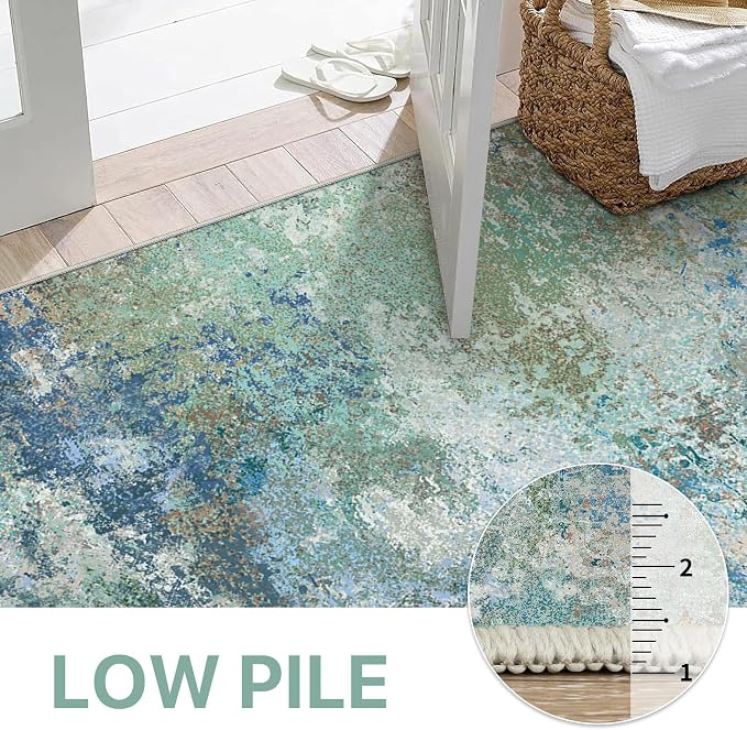 BEIMO Area Rugs 3x5 for Living Room Bedroom, Modern Abstract Machine Washable - Image 8