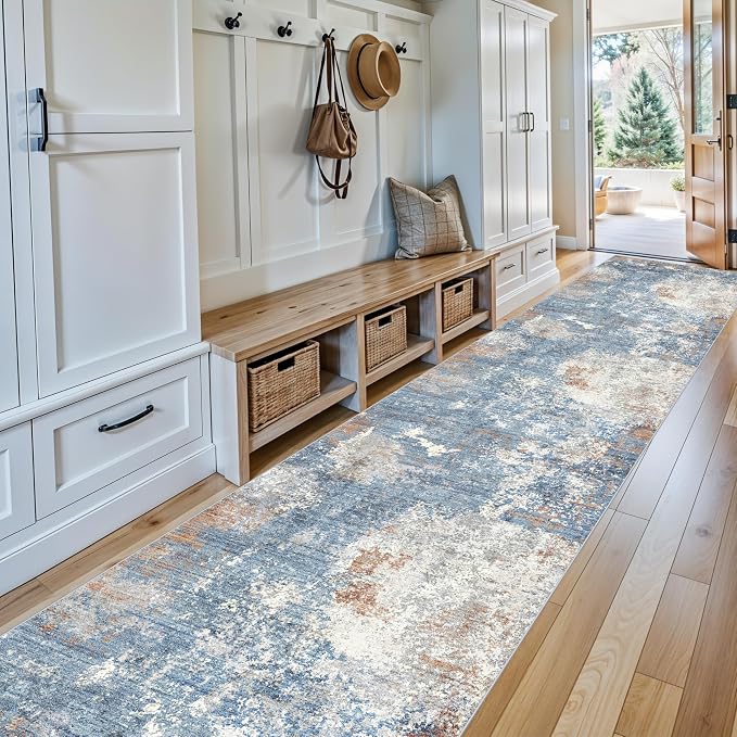 3x15 Ft Long Hallway Runner Rug – Non-Slip Washable Kitchen Floor Rug - Image 3