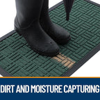OLANLY Front Door Mat Outside Entrance 71x23, Heavy Duty Sturdy Natural Rubber - Image 2