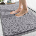OLANLY Bathroom Rugs 34x21, Extra Soft Absorbent Chenille Bath Rugs, Rubber by OLANLY