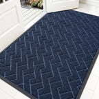 OLANLY Front Door Mat Indoor Outdoor Entrance, Waterproof All-Season, by OLANLY