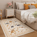 DUKINO 3x5 Area Rug, Lightweight Washable Entryway Rug - Image 2