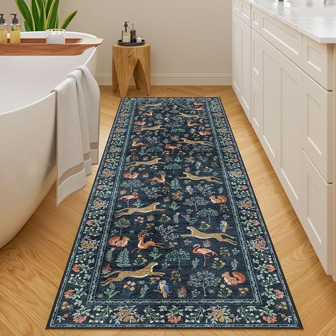 DUKINO 2x10 Rug for Hallway, Washable Kitchen Runner Rug - Image 8