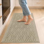 COSY HOMEER Kitchen Rugs 24"x35" Non-Slip Washable Kitchen Mats by COSYHOMEER