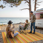 GENIMO Outdoor Rug for Patio Clearance, Lightweight Waterproof RV Camping Mat - Image 4