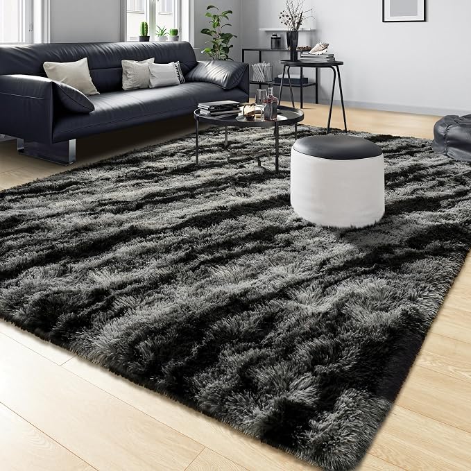 Tepook Fluffy Large Rugs for Living Room, 8x10 Area Rugs for Bedroom, Modern - Image 8