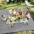 Outdoor Patio Plastic Straw Rug - Image 2