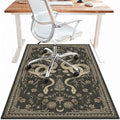 48"x72" Office Chair Mat for Hardwood Tile Floor, Under Desk Carpet Protector by BESBLEE