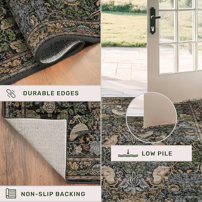 10 ft Long Vintage Runner Rugs for Hallways - Image 5