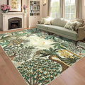 GarveeHome 6x9 Area Rug Jungle Green Washable Rugs by GarveeHome