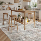 Soalmost Abstract Rug 8x10 Large Living Room Rugs Neutral Modern Washable Area - Image 4
