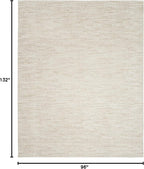 Nourison Home Nourison Essentials Ivory Beige 8' x 11' Area Rug - Image 2