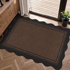 Easy Jute Kitchen Rug 2x3 Front Door Mat Washable Non Slip Entryway Rug by Zeeinx