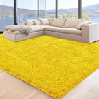 6x9 Yellow Area Rugs for Living Room, Large Fluffy Shag Rug for Bedroom Nursery by Unknown