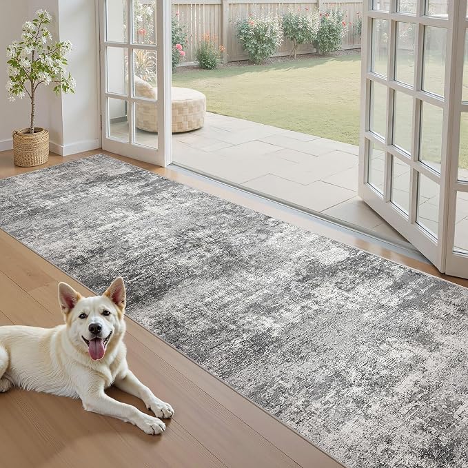 DMOYEST 3x10 Washable Runner Rug, Non Slip Low Pile Carpet Runner - Image 5