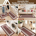 COSY HOMEER Kitchen Rugs Non-Slip 20" x30/20 x48 Inch Thick Polypropylene - Image 6