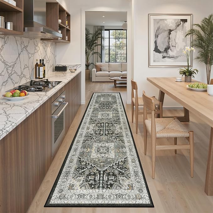 Madane Washable Runner Rug 2x8, Runners by Madane