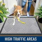 OLANLY Front Door Mat Outside Entrance 47x23, Heavy Duty Sturdy Natural Rubber - Image 5