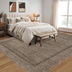 GarveeHome Scalloped Washable Rug 6x9 Area Rugs - Image 3