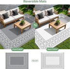 GENIMO Outdoor Rug Waterproof Area 10'x14' - Image 5