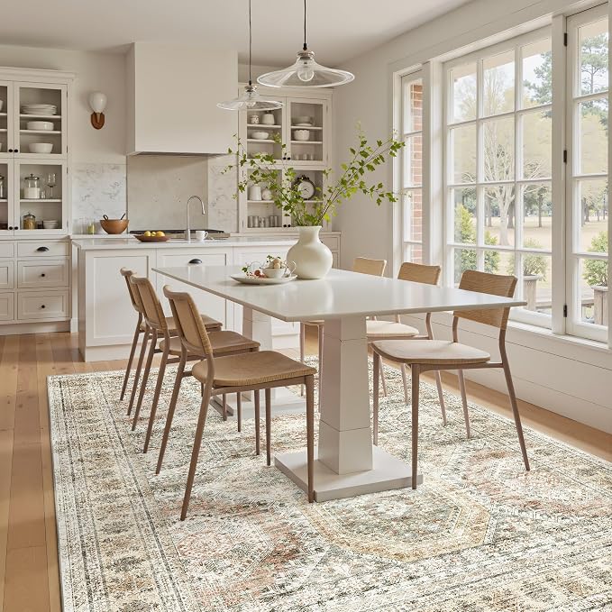 Soalmost 6x9 Area Rug for Living Room Washable 6x9 Non-Slip Modern Rugs for - Image 8