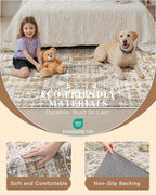 Madane Hallway Runner 3x8, Kitchen Rugs Washable Entryway Rug Vintage Kitchen - Image 6