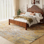 Beige Gold Washable Rug 6x9 Area Rugs - Image 4