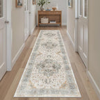 Madane Runner Rug 2x8, Washable Hallway Runner Rugs, Non-Slip Low-Pile Soft - Image 2