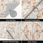 Ileading Boho Kitchen Rugs Sets 3 Piece - Image 4
