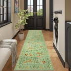 DUKINO 2.6x8 Rug for Hallway, Washable Kitchen Runner Rug - Image 7
