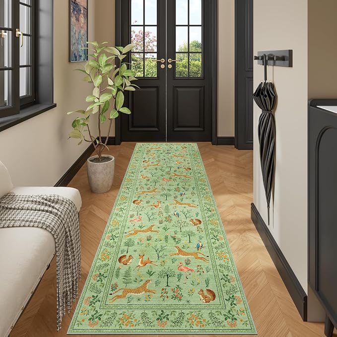 DUKINO 2x6 Rug for Hallway, Washable Kitchen Runner Rug - Image 6