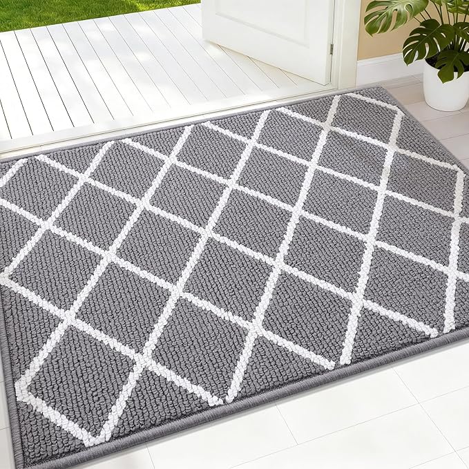Finchitty Indoor Door Mat, Dirt Resistant and Absorbent, Low-Profile, Washable by Finchitty