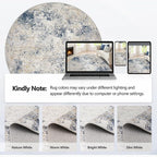6ft Washable Round Rug - Image 8