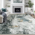 9x12 Area Rugs for Living Room Rug Washable: Abstract Large Rug for Dining Room by Aelenmu