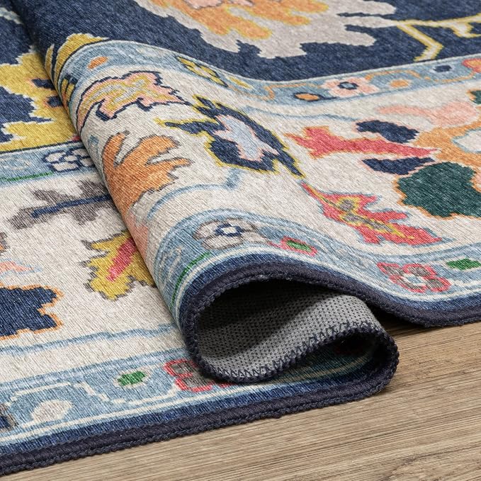 Oriental Weavers Addison ADD03 Machine Washable Flat Weave Printed Area Rug - Image 7