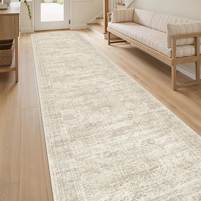 Soalmost Runner Rug 2'6" x 10' Washable Non-Slip Runner Rugs - Image 3
