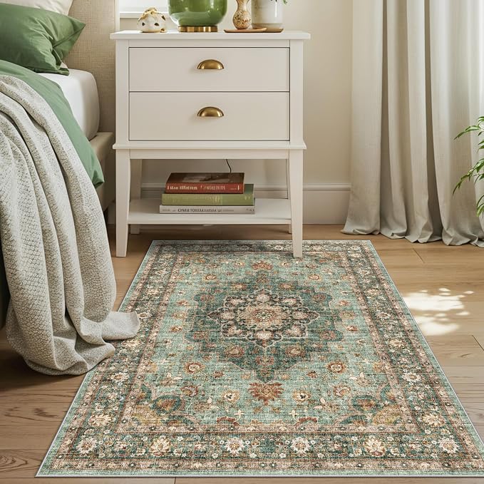TOPRUUG Green Entryway 3x4 Rug - Image 5