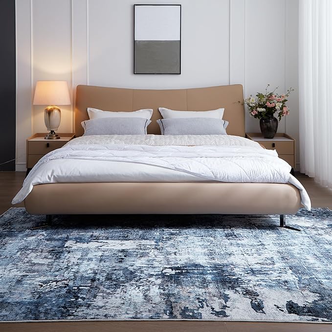 Rugcomf 6x9 Washable Bedroom Boho Rug - Image 3