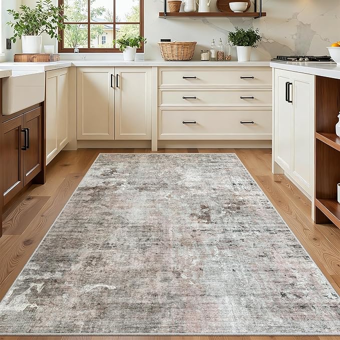 Soalmost 3x5 Rug, Abstract Small Area Rug - Image 2