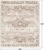 Boho Beige Rug for Living Room - Image 2