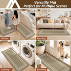 COSY HOMEER Kitchen Rugs Sets 2PCS, Non-Slip Washable Kitchen Mats - Image 7