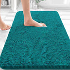 OLANLY Bathroom Rugs 32x20, Extra Soft Absorbent Chenille Bath Rugs, Rubber by OLANLY